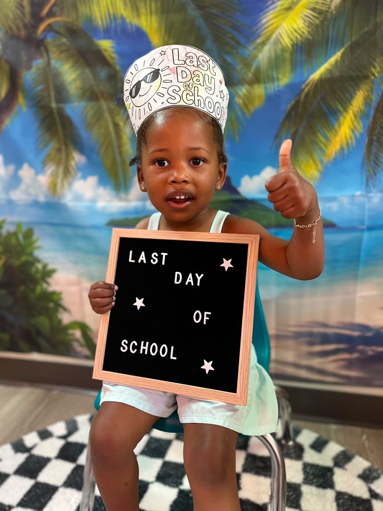 A child holding a 